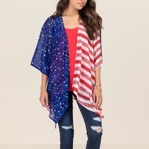 Alya | American Flag Kimono